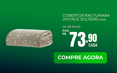 Cobertor Kacyumara Solteiro Vintage