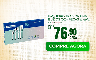 Faqueiro Tramontina Búzios 24 Peças