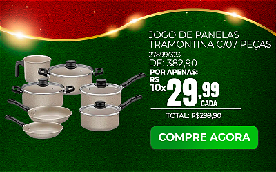 Jogo De Panelas Tramontina 07 Peças