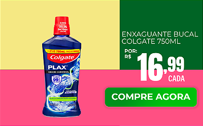 Enxaguante Bucal Colgate Leve + Pague -  750ML