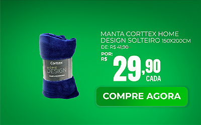 Manta Corttex Home Design Solteiro Sortida