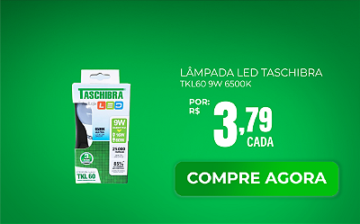Lâmpada Led Taschibra 9W 6500K