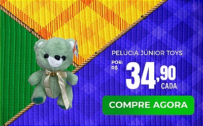 Pelúcia Jr. Toys Urso