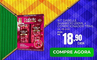 Kit Dabelle Shampoo 250ML + Condicionador 175ML