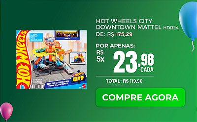Pista Hotwheels Mattel City Downtown