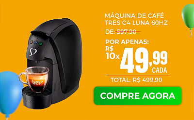 Máquina De Café Três G4 Luna 60HZ