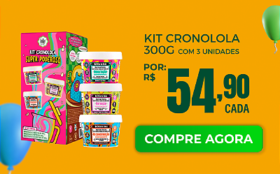 Kit Feira Lola Com 3 Cronolola 300G