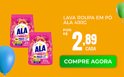 Lava Roupas Em Pó Ala 400G