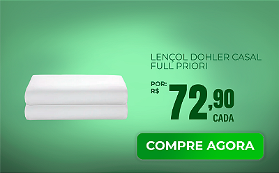 Lençol Dohler Casal Full Priori Branco