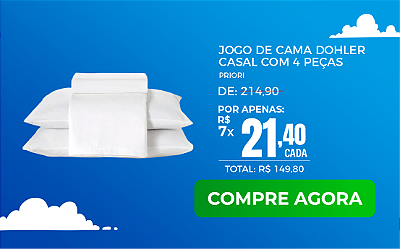Jogo De Cama Dohler Casal 4 Peças Priori
