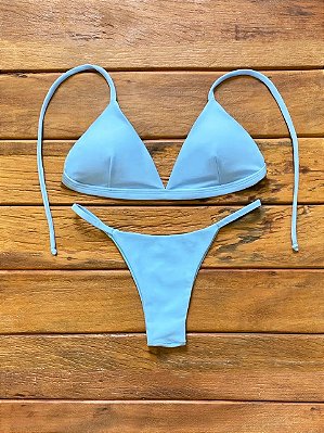 CALCINHA TRIANGLE BASIC AZUL CANDY