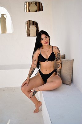 TOP CORTININHA ATALAIA PRETO