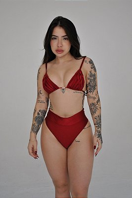 TOP CORTININHA WAIKIKI CHERRY