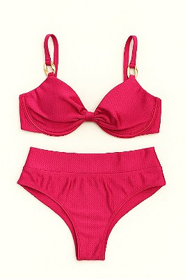 BIQUÍNI HOT PANT SHELL PINK