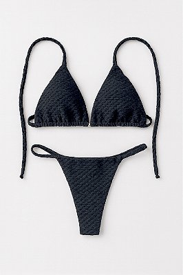 BIQUÍNI BASIC FIO TOUCH PRETO