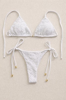BIQUÍNI LACINHO LAISE BRANCO