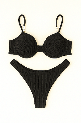 BIQUÍNI SHINE PRETO