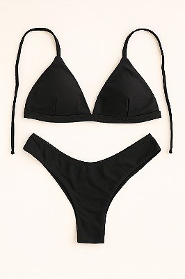 BIQUÍNI BASIC FIXO AVIADOR PRETO