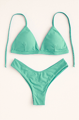 BIQUÍNI BASIC FIXO AVIADOR GREEN TEA