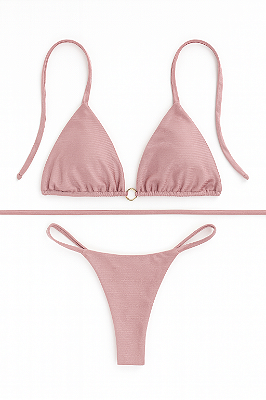 BIQUÍNI CORTININHA ROSE GLOSS