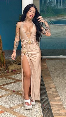 MAIÔ E SAIA ASTRA CREAMY