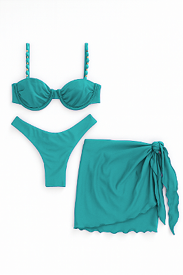 BIQUÍNI E SAIA SUNSTAR VERDE