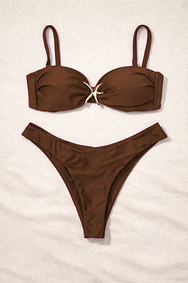 BIQUÍNI AVIADOR FRESH MARROM