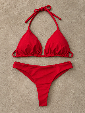 BIQUÍNI CORTININHA RUSH VERMELHO