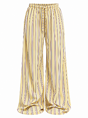 CALÇA CALI AMARELA LISTRAS