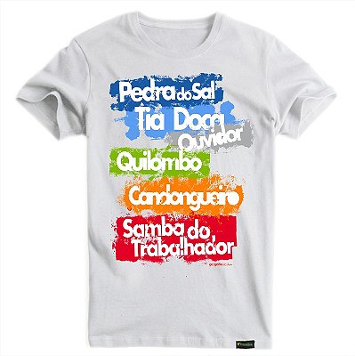 T-Shirt Masculina Rodas de Samba DS - Clássicos D'Samba