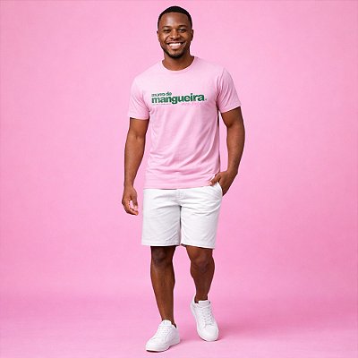 Tshirt - Morro de Mangueira - Rosa - Meu LugarDS26