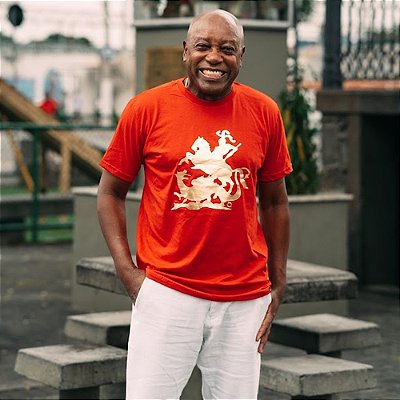 Tshirt São Jorge foil - DS26