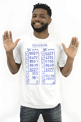 T-Shirt Masculina Jogo do Bicho D'SAMBA - Clássicos D'Samba
