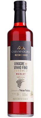 Casa Madeira Vinagre Gourmet de Vinho Tinto Merlot 500ml