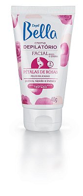 Creme Depilatório Facial Pétalas de Rosas 40g Depil Bella