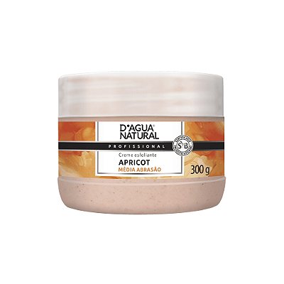 Creme Esfoliante Apricot Média 300g - D´agua Natural