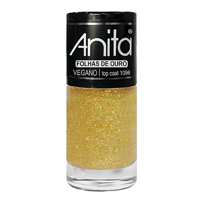 Esmalte Anita Folhas de Ouro Top Coat