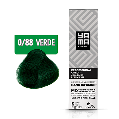 Coloração Professional Color Nano Infusion Mix Verde Yamá