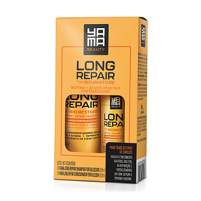 Yama Long Repair Kit Shampoo 280ml + Condicionador Fortalecedor Long Repair 200ml