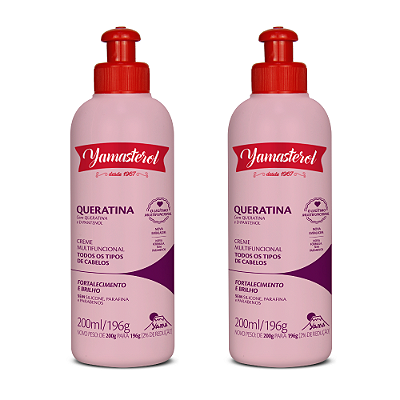 Kit 2 Yamasterol Queratina 200ml Yamá