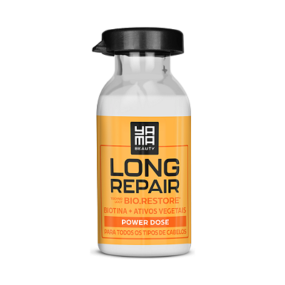 Ampola Fortalecedora Long Repair 18ml Yamá