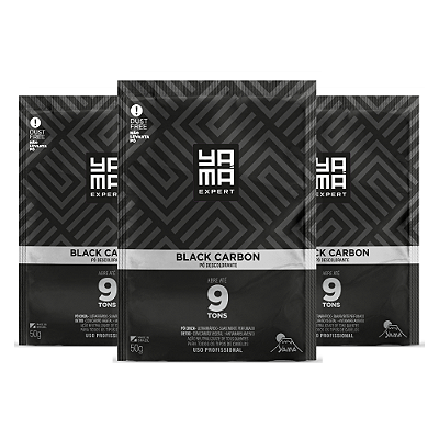 Kit 3 Pó Descolorante Black Carbon 50g