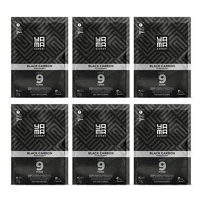 Kit 6 Pó Descolorante Black Carbon 20g