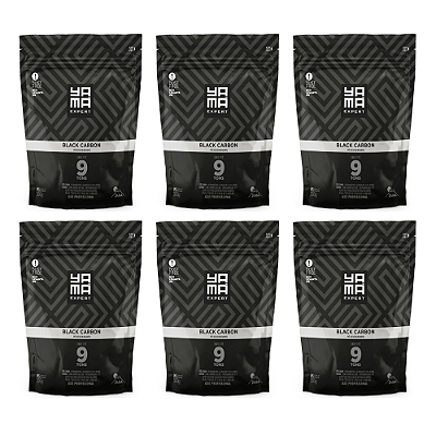 Kit 6 Pó Descolorante Black Carbon 300g