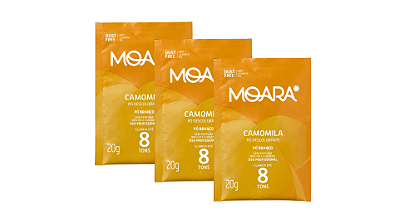 Kit com 3 - Pó Descolorante Moara Camomila 20g Yamá