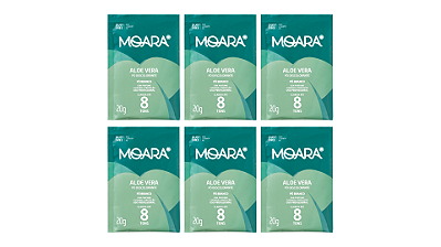 Kit com 6 - Pó Descolorante Moara Aloe Vera 20g Yamá
