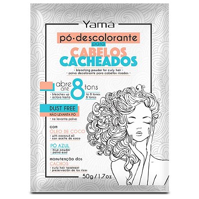 Pó Descolorante Yamá Para Cabelos Cacheados  50g