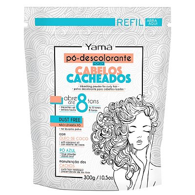 Pó Descolorante Yamá Para Cabelos Cacheados Refil  300g