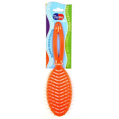 Escova Darma Flex Oval Laranja