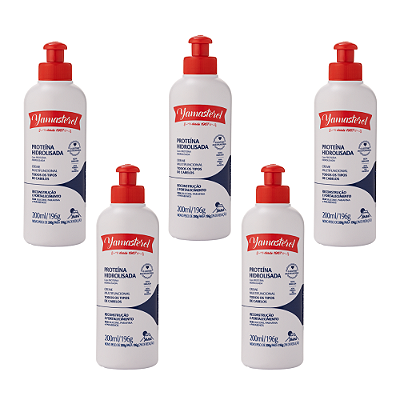Creme Multifuncional Yamasterol Branco Proteína Hidrolisada  200g (Kit C/05)